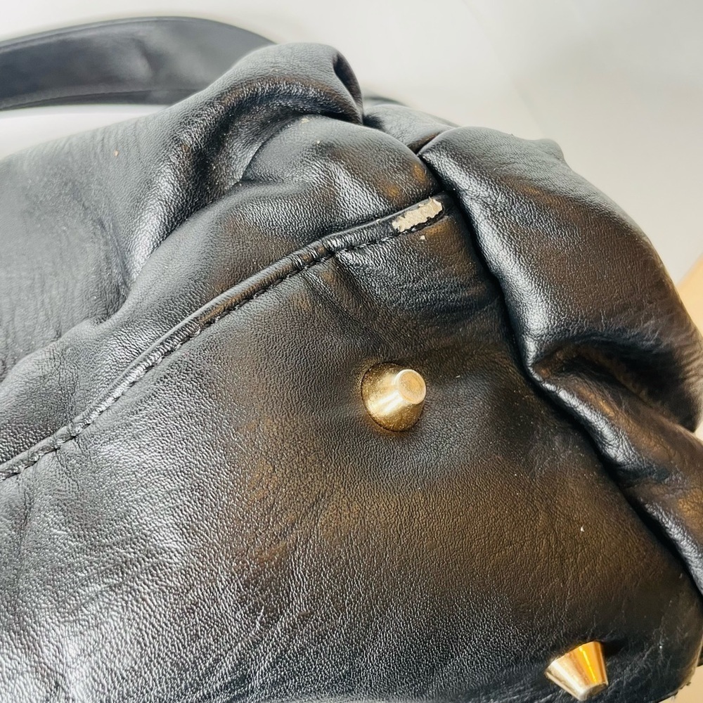 THE Honest Company Everything Tote Black Faux Leather Diaper Bag - Picture 12 of 16